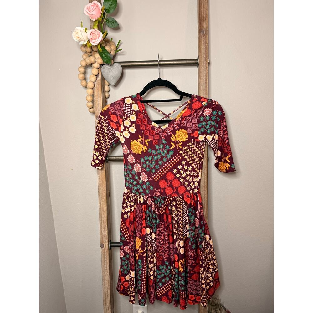 Dot Dot Smile NWT Girls 3/4 Sleeve Dress Size 8/10